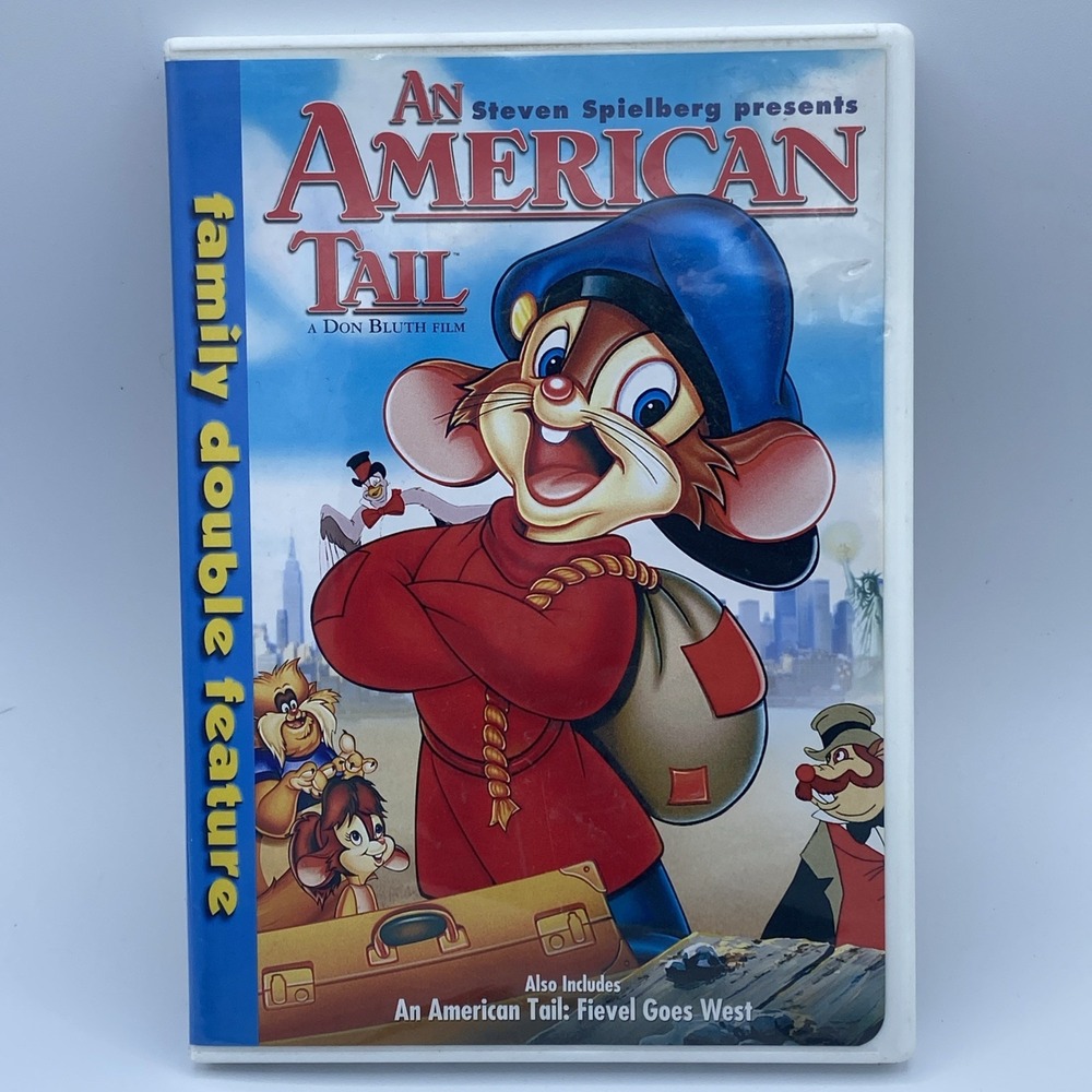 An American Tail Family Double Feature DVD w Fieval Goes West Steven Spielberg